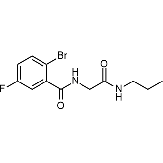 2-Bromo-5-fluoro-N-(2-oxo-2-(propylamino)ethyl)benzamide|CS-0295355
