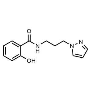 N-(3-(1H-Pyrazol-1-yl)propyl)-2-hydroxybenzamide|CS-0295430