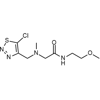 2-(((5-Chloro-1,2,3-thiadiazol-4-yl)methyl)(methyl)amino)-N-(2-methoxyethyl)acetamide|CS-0295501