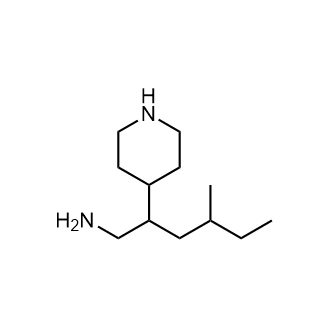 4-Methyl-2-(piperidin-4-yl)hexan-1-amine|CS-0295585