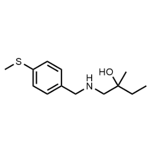 2-Methyl-1-((4-(methylthio)benzyl)amino)butan-2-ol|CS-0296425