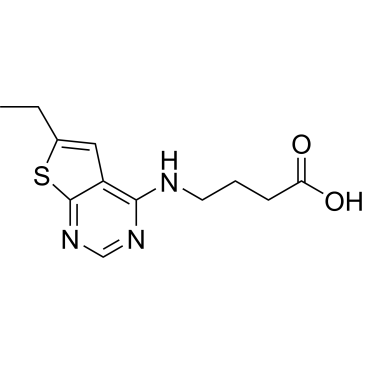 4-((6-Ethylthieno[2,3-d]pyrimidin-4-yl)amino)butanoic acid|CS-0296740