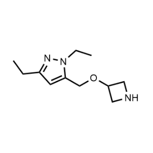 5-((Azetidin-3-yloxy)methyl)-1,3-diethyl-1h-pyrazole|CS-0296783