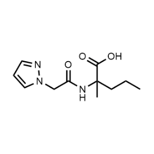 2-(2-(1h-Pyrazol-1-yl)acetamido)-2-methylpentanoic acid|CS-0297162