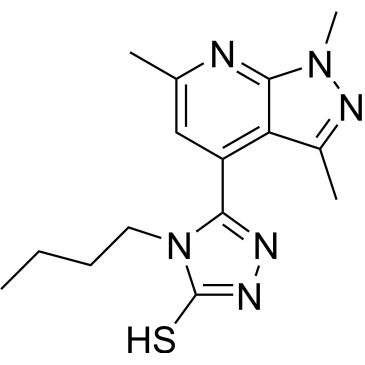 4-Butyl-5-(1,3,6-trimethyl-1h-pyrazolo[3,4-b]pyridin-4-yl)-4h-1,2,4-triazole-3-thiol|CS-0297677