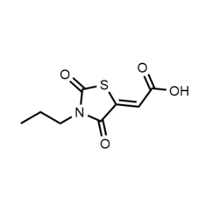 2-(2,4-dioxo-3-propylthiazolidin-5-ylidene)acetic acid|CS-0297804