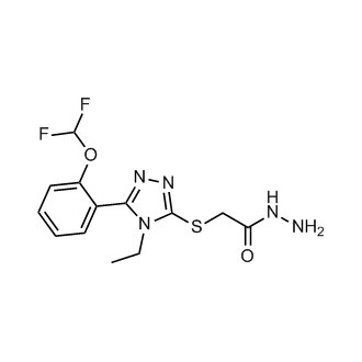 2-((5-(2-(Difluoromethoxy)phenyl)-4-ethyl-4h-1,2,4-triazol-3-yl)thio)acetohydrazide|CS-0298315