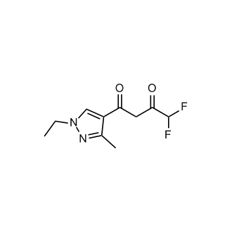 1-(1-Ethyl-3-methyl-1h-pyrazol-4-yl)-4,4-difluorobutane-1,3-dione|CS-0298370