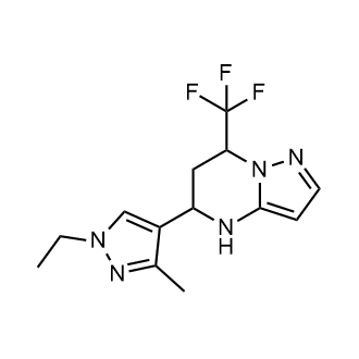 5-(1-Ethyl-3-methyl-1h-pyrazol-4-yl)-7-(trifluoromethyl)-4,5,6,7-tetrahydropyrazolo[1,5-a]pyrimidine|CS-0298390