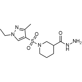 1-((1-Ethyl-3-methyl-1h-pyrazol-4-yl)sulfonyl)piperidine-3-carbohydrazide|CS-0298451