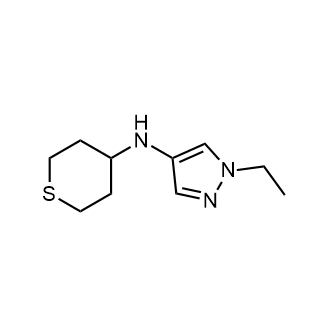 1-Ethyl-N-(tetrahydro-2h-thiopyran-4-yl)-1h-pyrazol-4-amine|CS-0298570