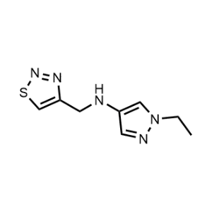 N-((1,2,3-Thiadiazol-4-yl)methyl)-1-ethyl-1H-pyrazol-4-amine|CS-0298580