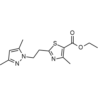Ethyl 2-(2-(3,5-dimethyl-1h-pyrazol-1-yl)ethyl)-4-methylthiazole-5-carboxylate|CS-0298824