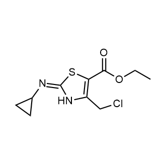 Ethyl 4-(chloromethyl)-2-(cyclopropylimino)-2,3-dihydrothiazole-5-carboxylate|CS-0298862