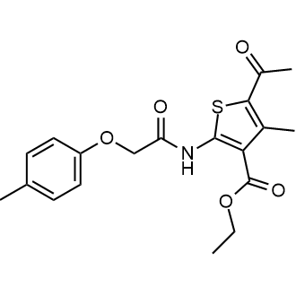 Ethyl 5-acetyl-4-methyl-2-(2-(p-tolyloxy)acetamido)thiophene-3-carboxylate|CS-0299216