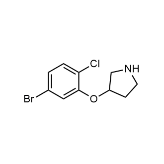 3-(5-Bromo-2-chlorophenoxy)pyrrolidine|CS-0299853