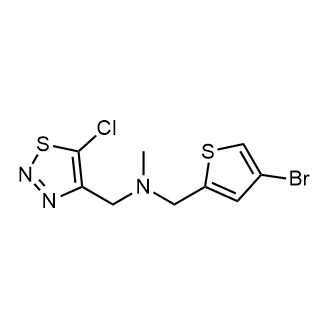 1-(4-Bromothiophen-2-yl)-N-((5-chloro-1,2,3-thiadiazol-4-yl)methyl)-N-methylmethanamine|CS-0300404