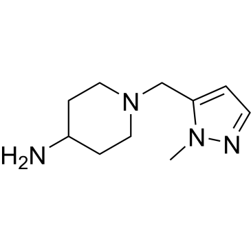 1-((1-Methyl-1h-pyrazol-5-yl)methyl)piperidin-4-amine|CS-0300557