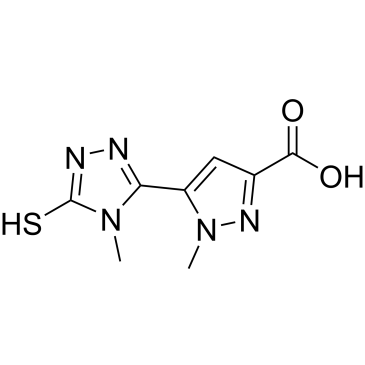 5-(5-Mercapto-4-methyl-4h-1,2,4-triazol-3-yl)-1-methyl-1h-pyrazole-3-carboxylic acid|CS-0300569