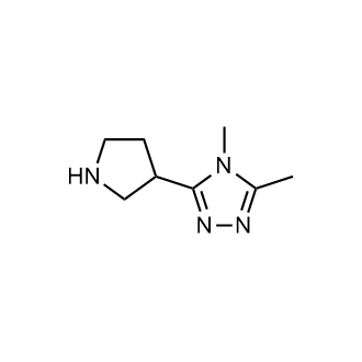 3,4-Dimethyl-5-(pyrrolidin-3-yl)-4h-1,2,4-triazole|CS-0300604
