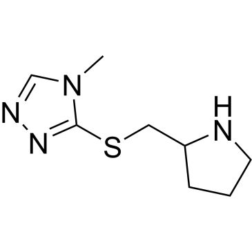 4-Methyl-3-((pyrrolidin-2-ylmethyl)thio)-4h-1,2,4-triazole|CS-0300656