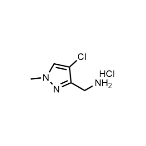 (4-Chloro-1-methyl-1h-pyrazol-3-yl)methanamine hydrochloride|CS-0300670