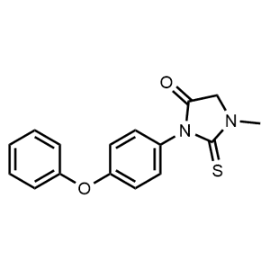 1-Methyl-3-(4-phenoxyphenyl)-2-thioxoimidazolidin-4-one|CS-0300868