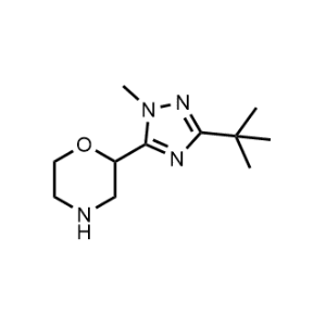 2-(3-(Tert-butyl)-1-methyl-1h-1,2,4-triazol-5-yl)morpholine|CS-0301057