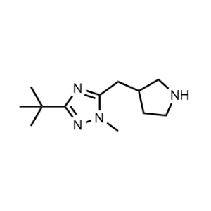 3-(Tert-butyl)-1-methyl-5-(pyrrolidin-3-ylmethyl)-1h-1,2,4-triazole|CS-0301059