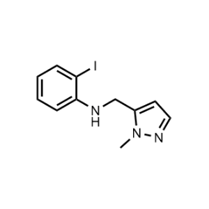 2-Iodo-N-((1-methyl-1h-pyrazol-5-yl)methyl)aniline|CS-0301244