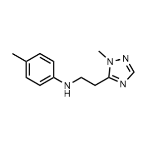 4-Methyl-N-(2-(1-methyl-1h-1,2,4-triazol-5-yl)ethyl)aniline|CS-0301276