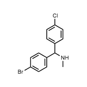 1-(4-Bromophenyl)-1-(4-chlorophenyl)-N-methylmethanamine|CS-0301319