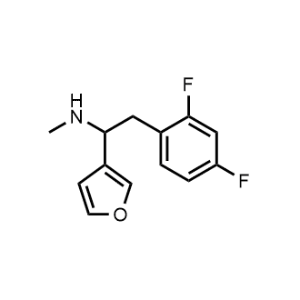 2-(2,4-Difluorophenyl)-1-(furan-3-yl)-N-methylethan-1-amine|CS-0301332