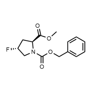 1-Benzyl 2-methyl (2s,4r)-4-fluoropyrrolidine-1,2-dicarboxylate|CS-0301807