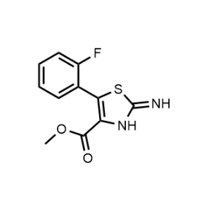 Methyl 5-(2-fluorophenyl)-2-imino-2,3-dihydrothiazole-4-carboxylate|CS-0301865
