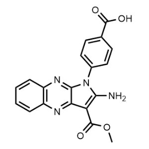 4-(2-Amino-3-(methoxycarbonyl)-1h-pyrrolo[2,3-b]quinoxalin-1-yl)benzoic acid|CS-0301872