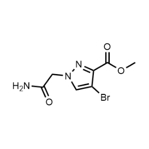 Methyl 1-(2-amino-2-oxoethyl)-4-bromo-1h-pyrazole-3-carboxylate|CS-0302144