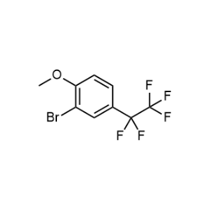 2-Bromo-1-methoxy-4-(perfluoroethyl)benzene|CS-0302237