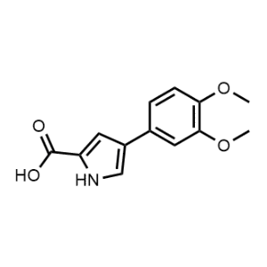 4-(3,4-Dimethoxyphenyl)-1h-pyrrole-2-carboxylic acid|CS-0302278