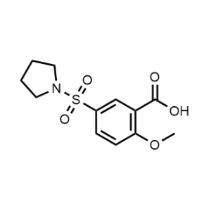 2-Methoxy-5-(pyrrolidin-1-ylsulfonyl)benzoic acid|CS-0302341