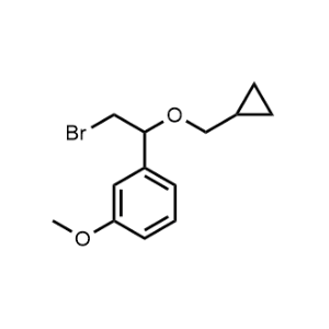 1-(2-Bromo-1-(cyclopropylmethoxy)ethyl)-3-methoxybenzene|CS-0302592