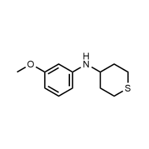 N-(3-Methoxyphenyl)tetrahydro-2H-thiopyran-4-amine|CS-0302632