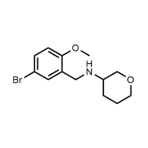 N-(5-Bromo-2-methoxybenzyl)tetrahydro-2H-pyran-3-amine|CS-0302676