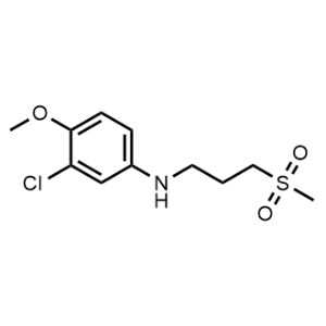 3-Chloro-4-methoxy-N-(3-(methylsulfonyl)propyl)aniline|CS-0302912