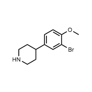 4-(3-Bromo-4-methoxyphenyl)piperidine|CS-0302945