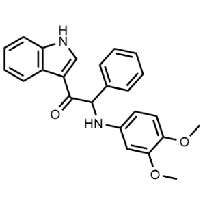 2-((3,4-Dimethoxyphenyl)amino)-1-(1h-indol-3-yl)-2-phenylethan-1-one|CS-0303010