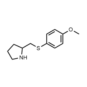 2-(((4-Methoxyphenyl)thio)methyl)pyrrolidine|CS-0303034
