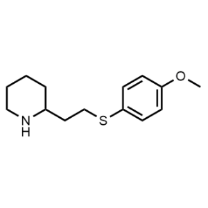 2-(2-((4-Methoxyphenyl)thio)ethyl)piperidine|CS-0303035