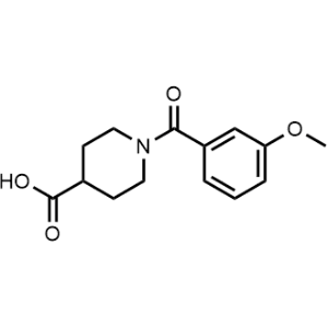 1-(3-Methoxybenzoyl)piperidine-4-carboxylic acid|CS-0303056