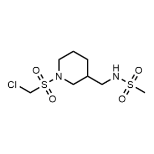 N-((1-((Chloromethyl)sulfonyl)piperidin-3-yl)methyl)methanesulfonamide|CS-0303824